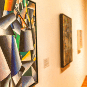 investment paintings in art gallery