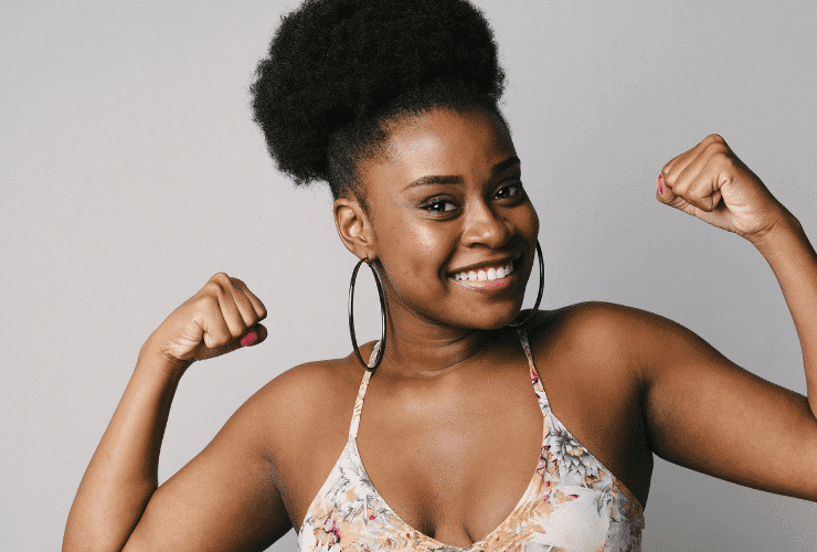 black woman powerful ready for the future