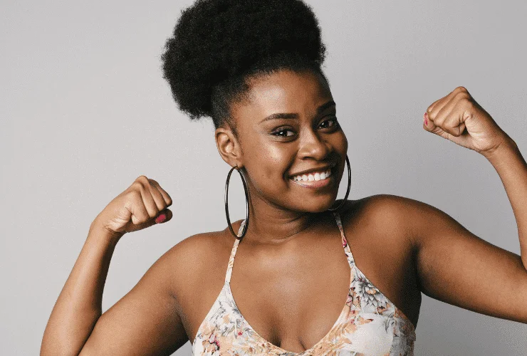 black woman powerful ready for the future