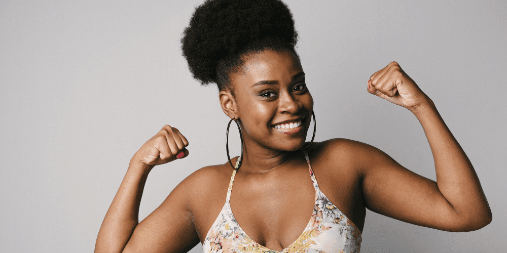 black woman powerful ready for the future