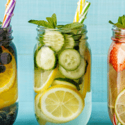 fruit and vegetable infused water drinks