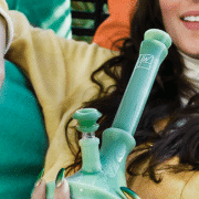 green jane west glass bong for cannabis